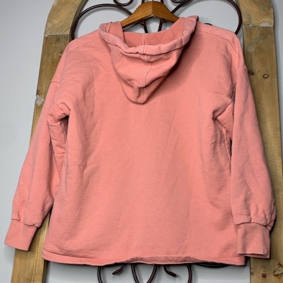 Madewell Quarter Zip Hoodie Sweatshirt - Picture 5 of 7